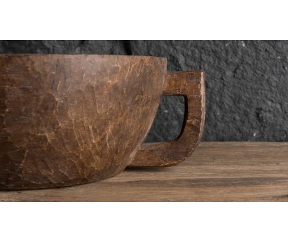 COUPE ANCIENNE EN BOIS DU SULAWESI