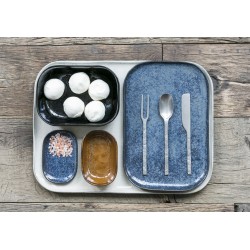 PLAT A FOUR MERCI N°10 -BLEU FONCE