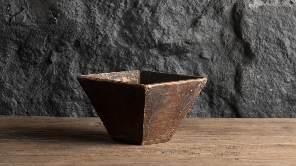 PANIER MESURE A RIZ, CHINE, BOIS ANCIEN PANIER MESURE A RIZ, CHINE, BOIS ANCIEN