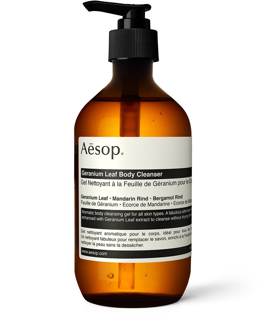Gel nettoyant corps, 500ml, FEUILLE DE GERANIUM