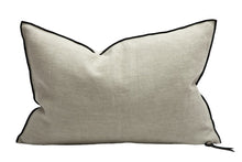 A verif - Coussin - Vice Versa Black Line - Lin Stone Washed