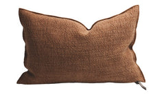 Coussin VICE VERSA, Toile NOMADE, 40cm x 60cm, CHARBON