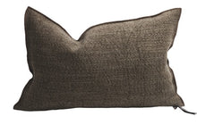 Coussin VICE VERSA, Toile NOMADE, 40cm x 60cm, CHARBON