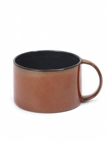 Tasse à café TERRE DE RÊVE, Ø8cm x H5cm RUST/DARK BLUE