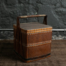 PANIER ANCIEN DU ZHEJIANG | CHINE 1926 | 33cm x 33cm x H48cm ( 850   le panier, vendu par paire au prix de 1700  )