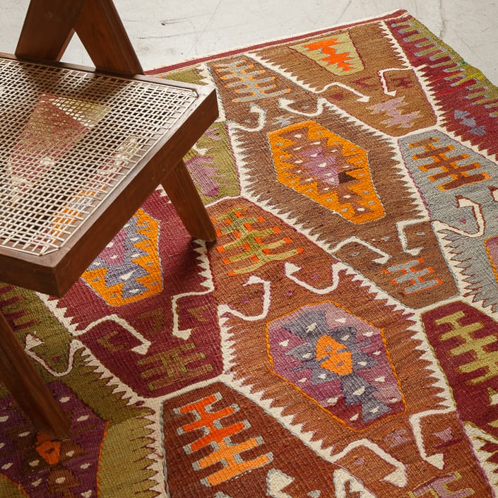 Tapis KILIM BARAK - 100% laine noué main - 150 x 270 cm