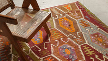 Tapis KILIM BARAK - 100% laine noué main - 150 x 270 cm