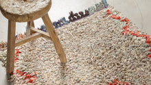 Tapis BOUCHEROUITE - 100% laine noué main - 100 x 210 cm