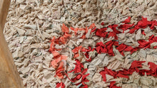 Tapis BOUCHEROUITE - 100% laine noué main - 100 x 210 cm