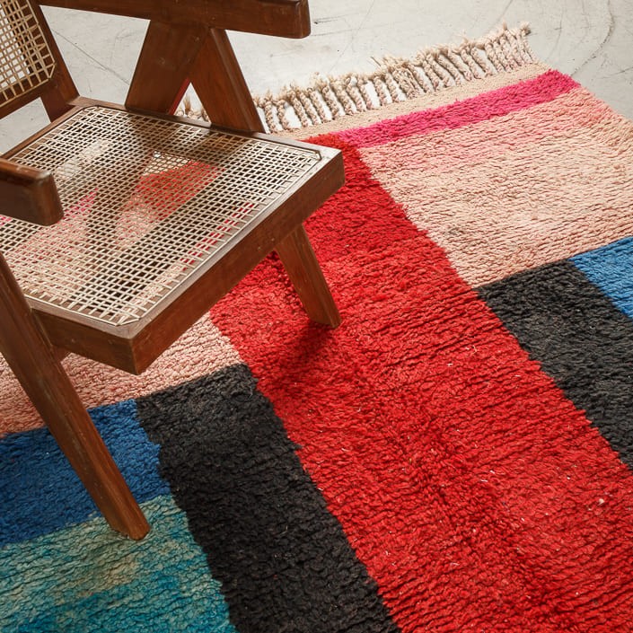 Tapis BOUJAD - 100% laine noué main - 165cm x 250cm