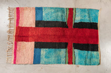 Tapis BOUJAD - 100% laine noué main - 165cm x 250cm