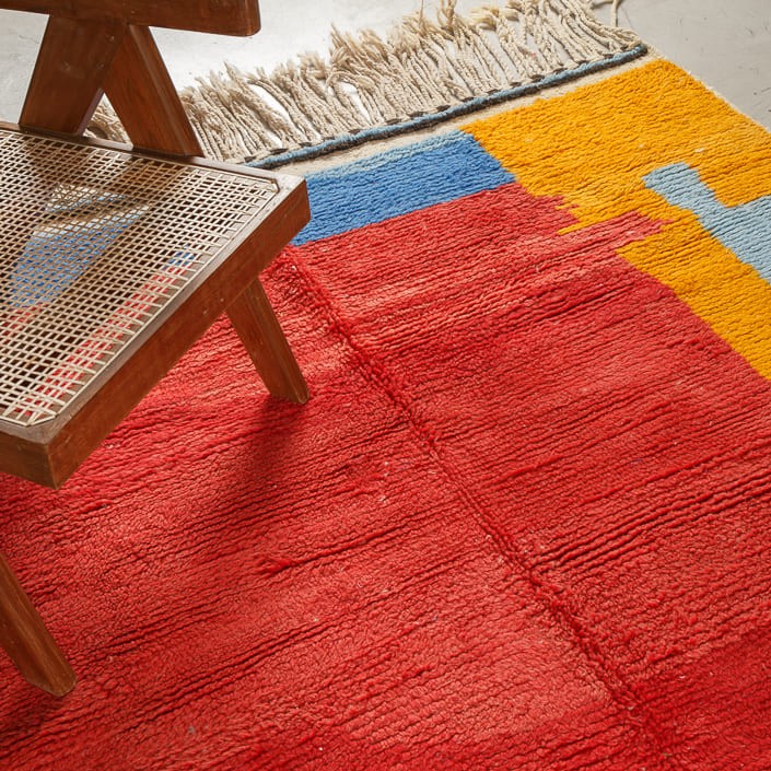 Tapis BOUJAD - 100% laine noué main - 165cm x 260cm