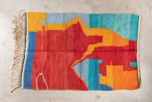 Tapis BOUJAD - 100% laine noué main - 165cm x 260cm