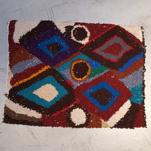 Tapis ZENDACK  - laine et coton noué main - 55 x 70 cm