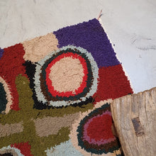 Tapis ZENDACK  - laine et coton noué main - 45 x 80 cm