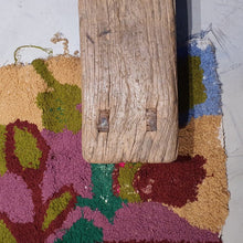 Tapis ZENDACK  - laine et coton noué main - 48 x 81 cm