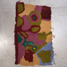Tapis ZENDACK  - laine et coton noué main - 48 x 81 cm