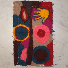 Tapis ZENDACK  - laine et coton noué main - 40 x 67 cm