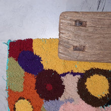 Tapis ZENDACK  - laine et coton noué main - 45 x 60 cm
