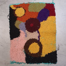 Tapis ZENDACK  - laine et coton noué main - 45 x 60 cm