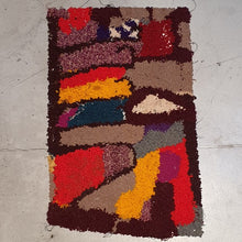 Tapis ZENDACK  - laine et coton noué main - 39 x 61 cm