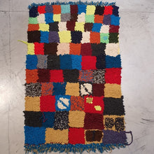 Tapis BERBERE ZENDAK -  100% laine noué main - 65cm x 100cm