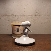 Couvercle en céramique blanche - Snoopy