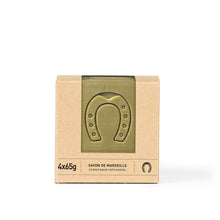 SAVON DE MARSEILLE | CUBE TRANCHE | FER A CHEVAL | 4 x 65G| 021397