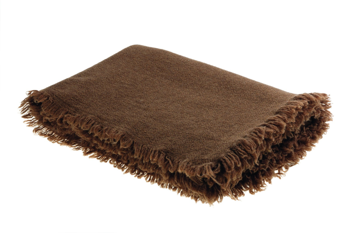 Plaid - Laine Vierge Lavée - 165 x 250 cm