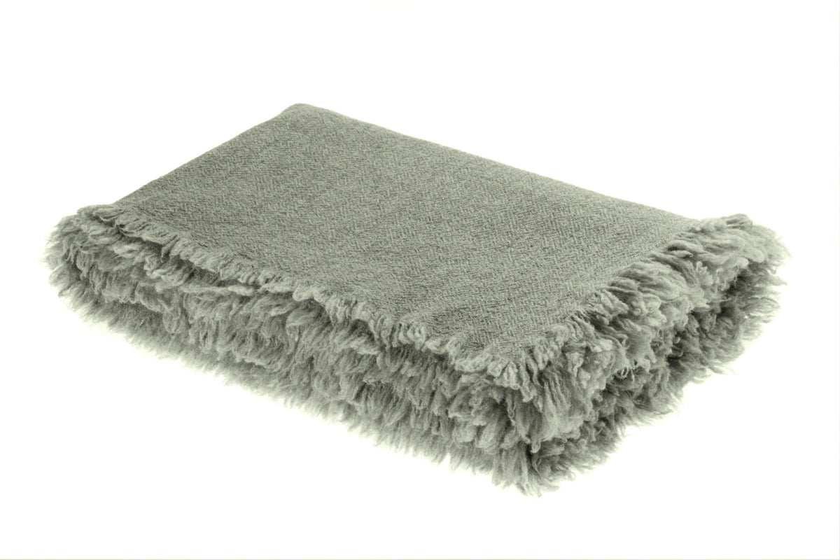 Plaid - Laine Vierge Lavée - 165 x 250 cm
