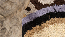 Tapis ZENDACK - laine et coton noué main - 45 x 70 cm