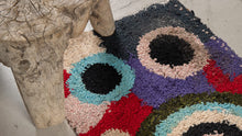 Tapis ZENDACK  - laine et coton noué main - 40 x 80 cm