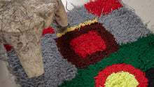 Tapis BERBERE ZENDAK -  100% laine noué main - 54cm x 93cm