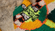 Tapis BERBERE ZENDAK -  100% laine noué main - 57cm x 94cm