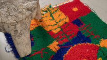 Tapis BERBERE ZENDAK -  100% laine noué main - 55cm x 97cm