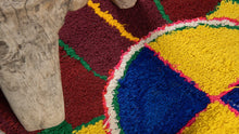 Tapis BERBERE ZENDAK -  100% laine noué main - 52cm x 100cm