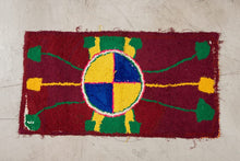 Tapis BERBERE ZENDAK -  100% laine noué main - 52cm x 100cm