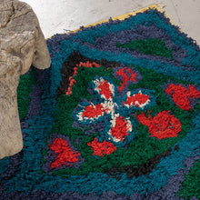 Tapis BERBERE ZENDAK -  100% laine noué main - 64cm x 110cm