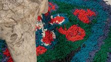 Tapis BERBERE ZENDAK -  100% laine noué main - 64cm x 110cm
