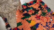 Tapis BERBERE ZINDAK - 100% laine noué main - 55cm x 100cm