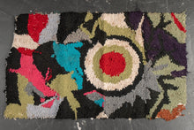 Tapis ZENDACK - laine et coton noué main - 45 x 80 cm