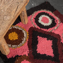 Tapis ZENDACK  - laine et coton noué main - 45 x 75 cm