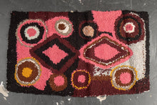 Tapis ZENDACK  - laine et coton noué main - 45 x 75 cm