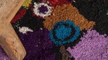 Tapis ZENDACK  - laine et coton noué main - 45 x 70 cm