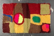 Tapis ZENDACK  - laine et coton noué main - 49 x 79 cm
