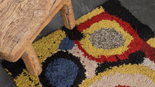 Tapis ZENDACK  - laine et coton noué main - 45 x 75 cm