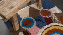 Tapis ZENDACK  - laine et coton noué main - 45 x 75 cm