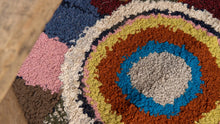 Tapis ZENDACK  - laine et coton noué main - 45 x 75 cm