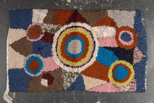 Tapis ZENDACK  - laine et coton noué main - 45 x 75 cm