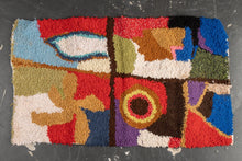 Tapis ZENDACK  - laine et coton noué main - 45 x 76 cm